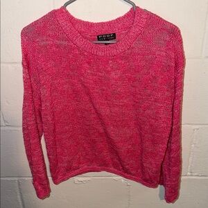 Poof! Pink Women's Sweater